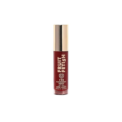 Milani Fruit Fetish Lip Oil with Vitamin E for Instant Hydration, Fruit Extract Infused Lip Treatment and Moisturizing Lip Gloss - Blackberry Agave