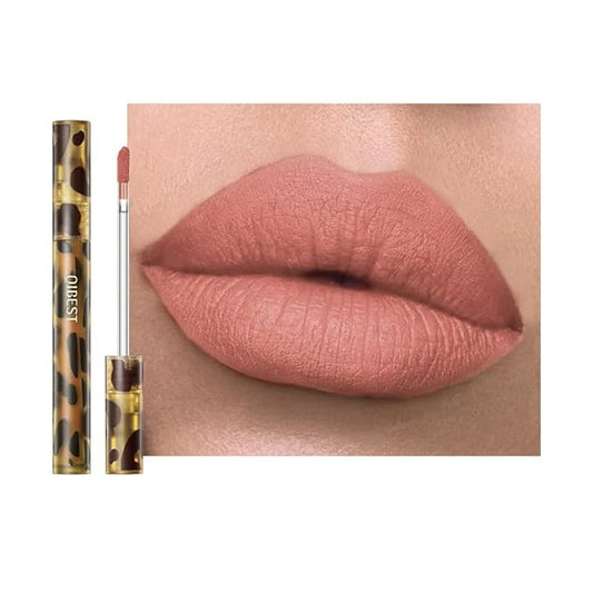 Velvet Matte Liquid Lipstick Makeup Long-Lasting and Waterproof Wear, Instant Shine Non-Stick Cup Lip Gloss,(Nude.01)