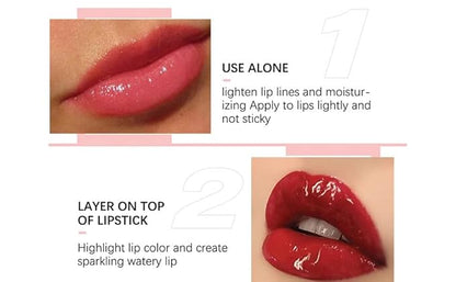 Gloristic | Magic Lip Oil | Color Changing Lip Oil | Vitamin Rich Ultra Moisturizing | Plumping Lip Gloss with Jojoba Oil | Halal | Vegan | Long-lasting
