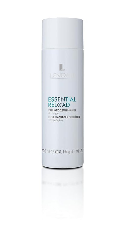 Lendan - Prebiotic Facial Cleansing Milk - Essential Reload - 200 ml - All Skin Types - Removes Makeup and Impurities - Brightness and Hydration - Light Texture