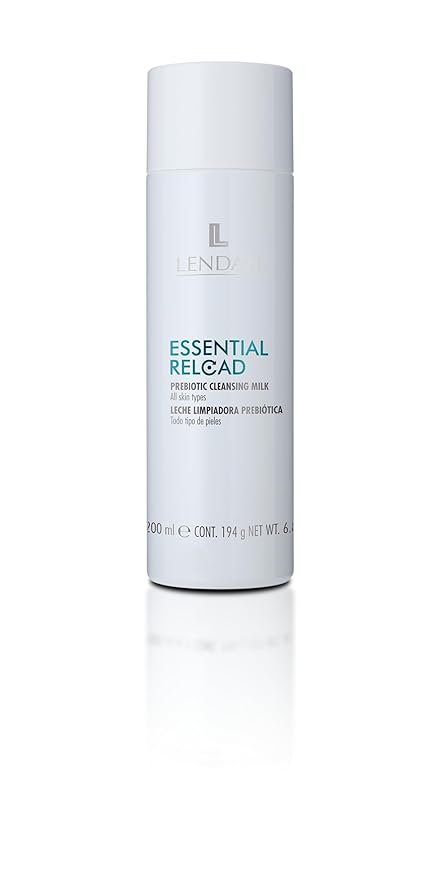 Lendan - Prebiotic Facial Cleansing Milk - Essential Reload - 200 ml - All Skin Types - Removes Makeup and Impurities - Brightness and Hydration - Light Texture