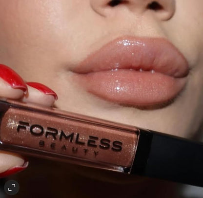 Euphoria Lip Gloss | Chestnut-Brown Shine | Vegan Hydrating Formula | Non-Sticky Aloe & Jojoba Infused | Paraben & Cruelty Free | Natural Lip Enhancer