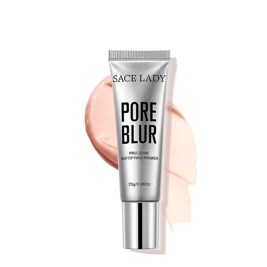 SACE LADY Mattifying Primer Blurs Pores and Fine Lines, Smooths & Hydrates Skin, Helps Foundation Base Makeup Longer for Lasting Matte Natural Finish