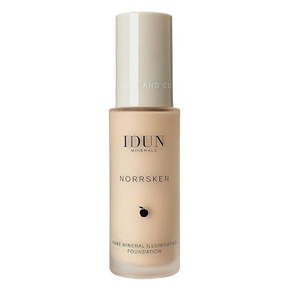 Liquid Norrsken Foundation - Silky Smooth Coverage - Luminous, Dewy Finish for Dry and Dull Skin - Water Resistant and Vegan Makeup - 207 Disa - Neutral Light - 1.01 oz