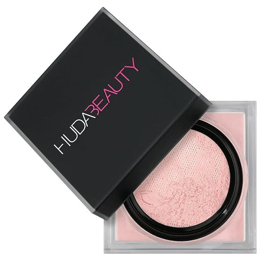 H u d a Easy Bake Loose Baking & Setting Powder - Cherry Blossom (Fair, Light, Medium, and Tan Skin Tones) - 0.71 oz / 20 g