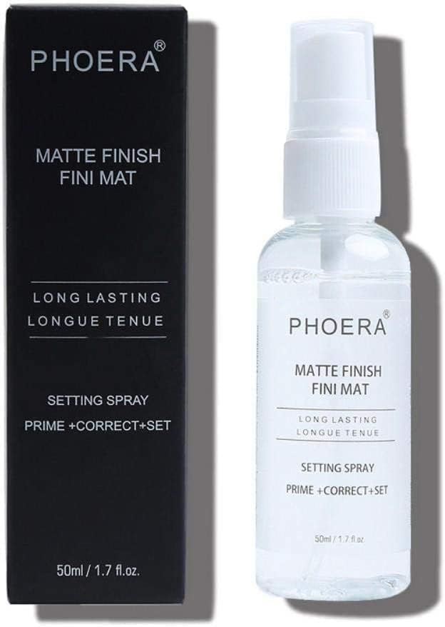 Full Coverage Makeup Set with 2x Foundation (102 Nude & 104 Buff Beige), Face Primer Gel, Cool Beige Powder & Setting Spray - Complete Face Cosmetics Kit for Women