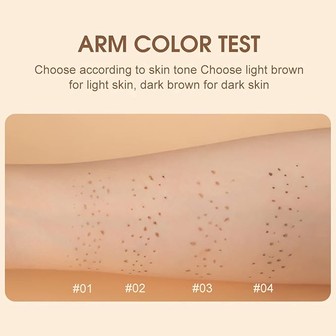 Freckles Pen, 2 Color Natural Freckles Makeup Pens Waterproof Long-Lasting Quick-Dry Pen, Easy Makeup Tool For a Natural Sun-kissed Makeup, Light Brown&Natrual Coffee