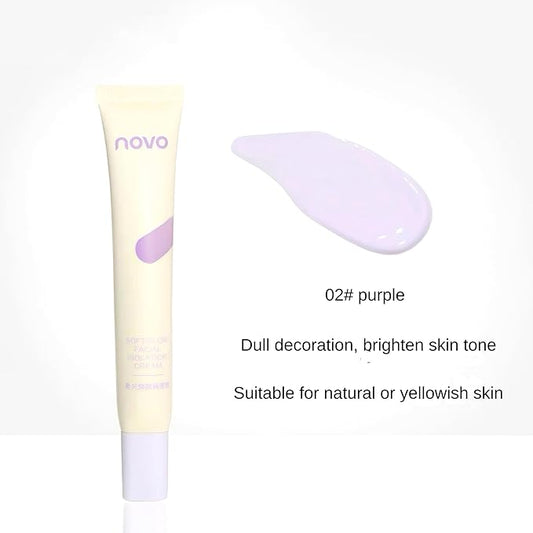 Novo Soft Glow Primer - Hydrating & Mattifying Makeup Base, Brightening, Oil Control, Flawless Skin, Lightweight, Nourishing Ingredients, All-in-One Primer for Smooth & Radiant Finish