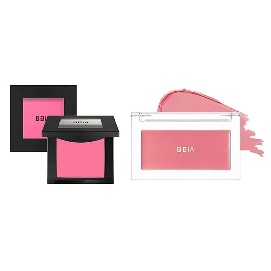 BBIA Last Blush #05 BERRY BLOSSOM + Ready To Wear Downy Cheek Cream Blush #08 DOWNY ROSY Bundle SET