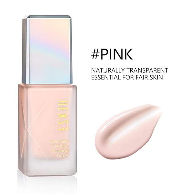 HEXZE Makeup Primer,Base Face Primer, Primer Face Makeup, Fills in Pores and Fine Lines, Natural Matte Finish, Hydrating Face Primer #03 pink