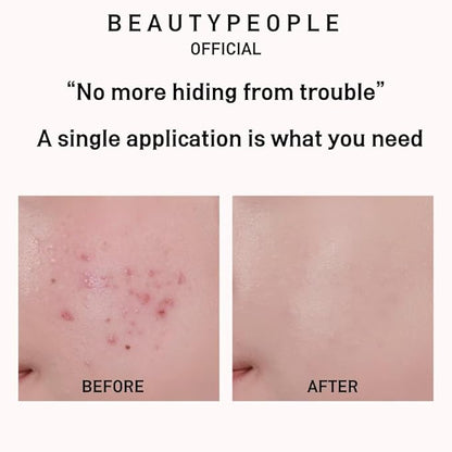 BEAUTYPEOPLE Full Cover Cushion Natural Long Lasting Make Up Liquid Foundation_#21 Cover Beige_Ver1