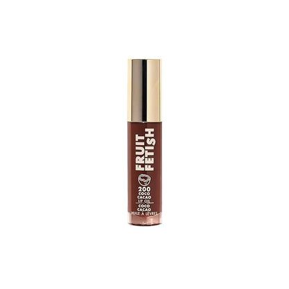 Milani Fruit Fetish Lip Oil with Vitamin E for Instant Hydration, Fruit Extract Infused Lip Treatment and Moisturizing Lip Gloss - Coco Cacao