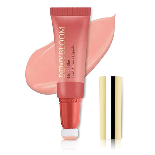 Cream Blush Wand, Milk Liquid Blush Contour Wand with Cushion Applicator, Smooth Natural Makeup Stick for Cheek, Lip, Eye - Lightweight, Easily Blendable - 101 Ravishing, Nude Pink