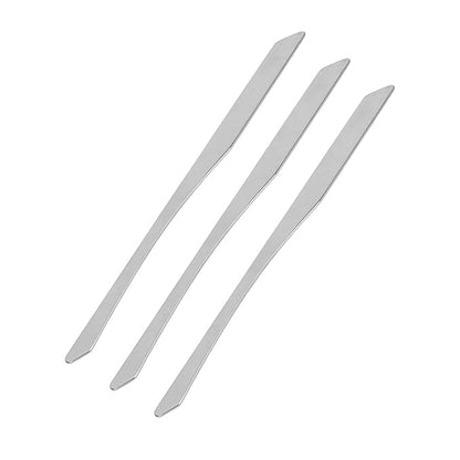 Metal Makeup Spatula, 3 Pieces Stainless Steel Makeup Spatula for Blending