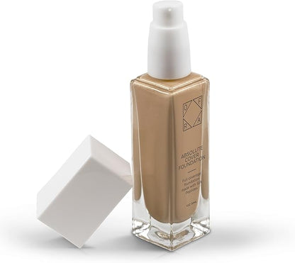 Absolute Cover Foundation #7 | Liquid Medium Coverage Foundation with Natural FInish | Oil-Free Face Makeup | Medium Tan Shade with Neutral Undertone | 1oz/30ml