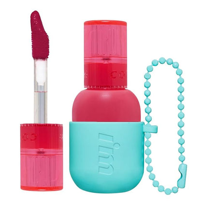 I'M MEME Water Gel Tint - Color Key Ring | Gift, Highly-pigmented, Long Lasting, Travel-Friendly, Lip Stain, 06 My Cherry, 0.09 Oz