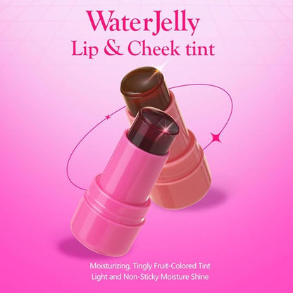Plush Water Jelly Lip & Cheek Tint – Water Melong, 10g (0.35oz) | Lightweight & Buildable Tint for a Natural, Fresh Glow