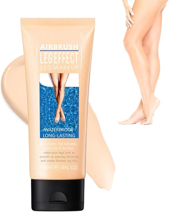 Leg Makeup Waterproof No Transfer, Leg Vein Cover up Makeup for Varicose Veins Waterproof Black Skin, Leg and Body Scar Cover up Makeup for Tattoo Cover Up, Long Last Body Foundation (#1 Fairest Glow)