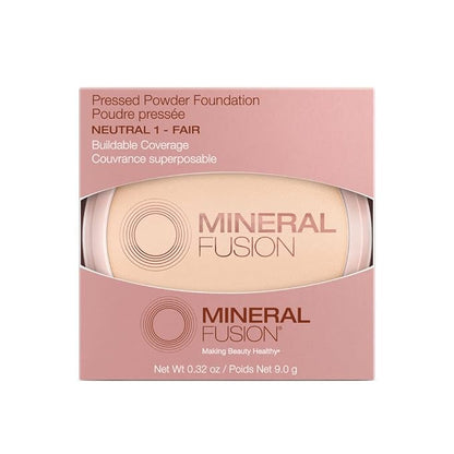 Mineral Fusion Pressed Powder Foundation, Neutral 1-0.32oz ea (Pack of 2)