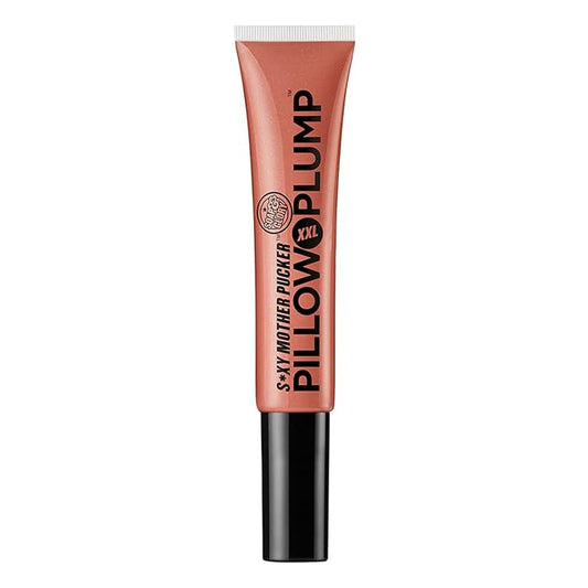 Soap & Glory SMP XXL Pillow Plump Lip Gloss - Hydrating, Plumping Lip Gloss for Full, Volumized Lips - Lip Plumper with a Chocolate Orange Scent & Vegan Formula - Nude In Town (10ml)