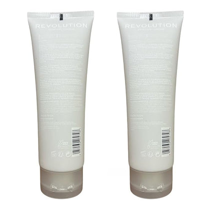 Pack of 2 Makeup Revolution Skincare London Gentle Eye Make Up Remover with Peach Kernel Oil