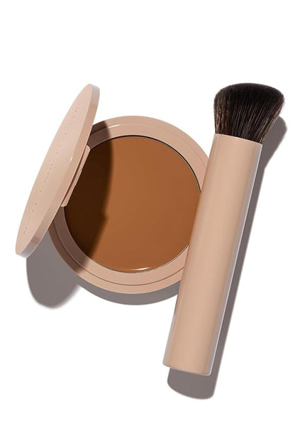 Foundation + Brush Bundle | Seamless Blending Duo for a Flawless, Skin-Like Finish | Vegan, Cruelty-Free, Fragrance-Free
