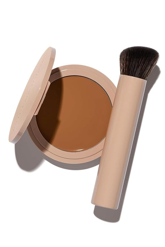 Foundation + Brush Bundle | Seamless Blending Duo for a Flawless, Skin-Like Finish | Vegan, Cruelty-Free, Fragrance-Free