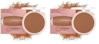 Mineral Fusion Pressed Powder Foundation, Deep 5, 0.32 Ounce (Pack of 2)