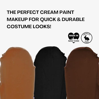 Mehron Makeup Tri-Color Character Makeup Palette | Halloween, Special Effects and Theater Cream FX Palette | Face Paint .7 oz (20 g) (WEREWOLF)