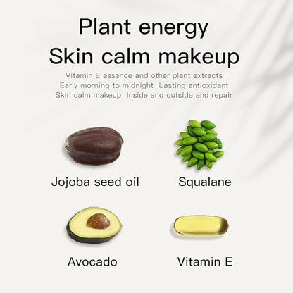 Funny Elves Powder Makeup Face Long Lasting Concealer Brighten Cosmetics Smooth (P01) 1Count