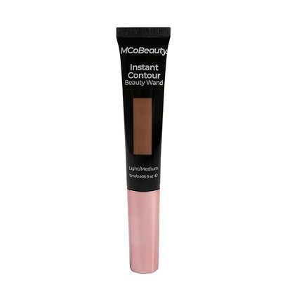 MCoBeauty Instant Contour Beauty Wand, Light/Medium, Sculpt & Define for a Natural Contour, Vegan, Cruelty Free Cosmetics