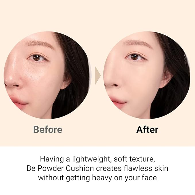 ESPOIR Pro Tailor Be Powder Cushion Foundation SPF42 PA++ #4 Beige (13g+refill 13g) | A Soft Cushion Foundation of a Light Texture & Long Lasting Weightless Full Coverage | Korean Makeup