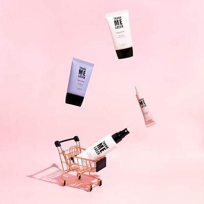 Elizabeth Mott - Thank Me Later Mattifying Face Primer and Setting Spray for All Day Makeup Wear (2-Pack Bundle)