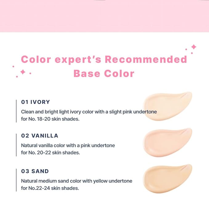 Happy Your Day Cushion, SPF40 PA++, Full Coverage, Pore Blurring, Hydrating Makeup, Korean Cushion Foundation with – Includes Puff & Refill (02 Vanilla, 1 Count)