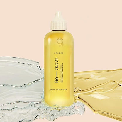 HALEYS Cleansing Oil, VEGAN KOREAN Formula, Removes Waterproof Makeup, Sunscreen, Impurities, Unclog pores, Gentle & Nourishing Makeup Removal with Olive Oil & Vitamin E - All Skin Types (Sensitive)