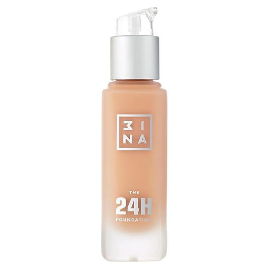 3INA The 24H Foundation 609-24H Light Pink Cream, 1.01 Oz - Medium To High Buildable Coverage, Smooth Matte Finish, Cruelty Free, Vegan, Waterproof