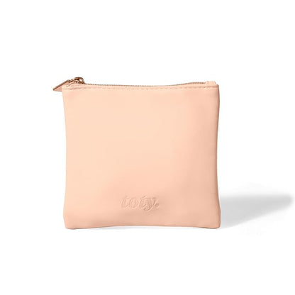 Toty by Sofia Vergara - Ilumina CC Creamy Compact SPF 50+ Rosita Bag Vegan Soft Leather Makeup Bag + Ilumina Brush - CC cream foundation with spf 50 - MAKEUP - 1W Bundle