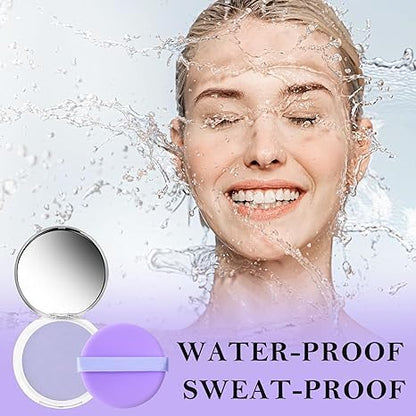 Jelly Pressed Setting Powder,Oil Control Face Pressed Powder,Clear Matte Oil Control Face-Long Lasting Finishing & Waterproof