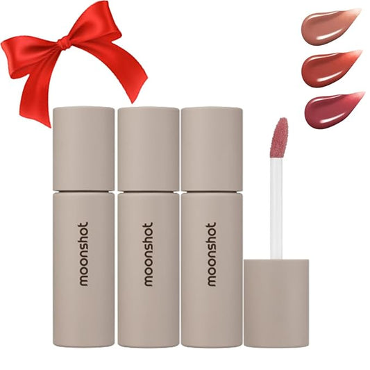 Moonshot Conscious Fit Mellow Lip Tint 01 Uni Beige+ 04 Burning Mars + 06 Supernova Red,k-beauty,