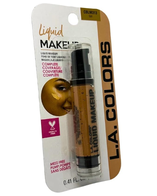 L.A. Colors Liquid Makeup, BLM313 TAN, 0.21 Fl Oz