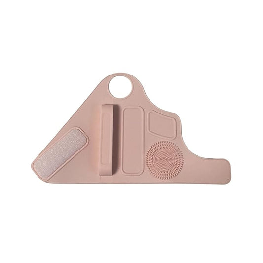 1Pc Makeup Palette Makeup Pad Wrist Strap Makeup Brush Holder,Pink