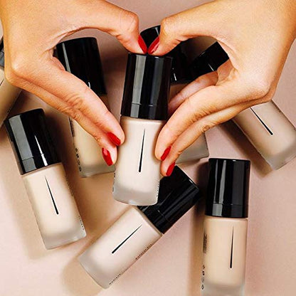 Radiant Professional Natural Fix All Day Matte Cream Foundation - Long Wear High Coverage Face Makeup Foundation With SPF 15 - Oil Free Matte Finish - For All Skin Types-1.01 oz. (05 Light Tan)