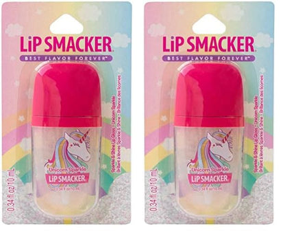 Lip Smacker Sparkle & Shine Lip Gloss, Glitter High Shine Lip Gloss, Unicorn Sparkle (Pack of 2)