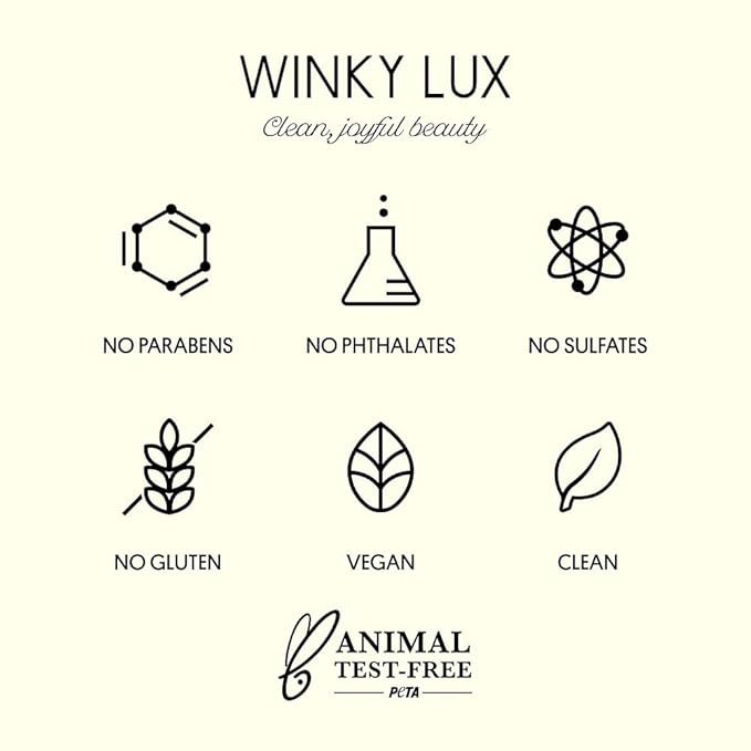 Winky Lux Flower Petal Hydrating Lip Oil - Non-Sticky Lip Gloss for Dry & Damaged Lips, Enhances Shine - Softening Glow Lip Oil - Vegan, Paraben-Free