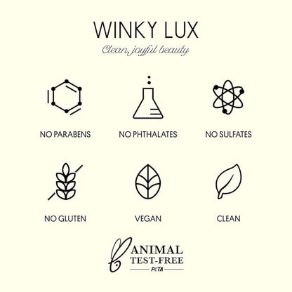 Winky Lux Flower Petal Hydrating Lip Oil - Non-Sticky Lip Gloss for Dry & Damaged Lips, Enhances Shine - Softening Glow Lip Oil - Vegan, Paraben-Free