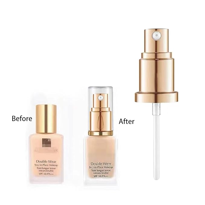 2 Pack Foundation Pump, Double Wear Foundation Foundation Vauum Pump Compatible with Double Wear Rude Foundation