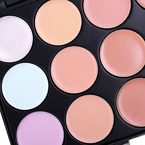 Boolavard Foundation Brush + 15 Colours Face Contour Cream Concealer Camouflage Palette