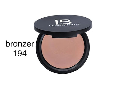 LB Powder Bronzer – Pressed Bronzer Powder – Natural Tan Face Bronzer – Radiant Matte Finish – Warm Tone Matte Bronzer Powder for Contouring and Highlight – Natural Sunkissed Look