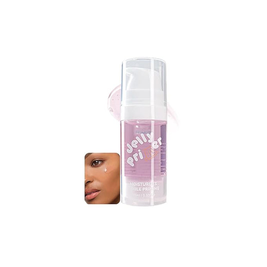 Hydrating Jelly Primer - Smoothing & Deep Moisturizing Base Primer for Dry & Cracked Skin, Long-Lasting Face Primer for Women, 0.33Oz(#03)