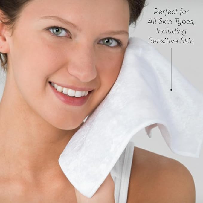 Cloth (Pack of 3) - All Natural Make-Up Remover Cloth, Removes Makeup Instantly with Just Water, Cleanses and Exfoliates, Machine Washable